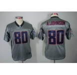 nike youth nfl jerseys houston texans #80 a.johnson grey[Elite shadow]