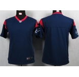 nike youth nfl jerseys houston texans blank blue[portrait fashion]