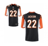 Men's Nike Cincinnati Bengals #22 William Jackson Game Black Team Color NFL Jersey