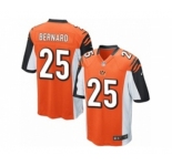 Men's Nike Cincinnati Bengals #25 Giovani Bernard Game Orange Alternate NFL Jersey