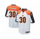 Men's Nike Cincinnati Bengals #30 Cedric Peerman Game White NFL Jersey