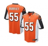 Men's Nike Cincinnati Bengals #55 Vontaze Burfict Game Orange Alternate NFL Jersey