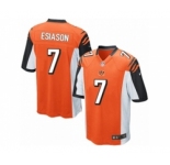Men's Nike Cincinnati Bengals #7 Boomer Esiason Game Orange Alternate NFL Jersey