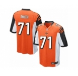 Men's Nike Cincinnati Bengals #71 Andre Smith Game Orange Alternate NFL Jersey