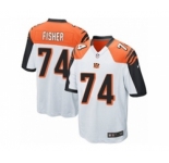 Men's Nike Cincinnati Bengals #74 Jake Fisher Game White NFL Jersey