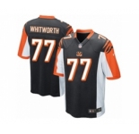 Men's Nike Cincinnati Bengals #77 Andrew Whitworth Game Black Team Color NFL Jersey