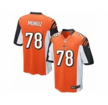 Men's Nike Cincinnati Bengals #78 Anthony Munoz Game Orange Alternate NFL Jersey