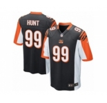 Men's Nike Cincinnati Bengals #99 Margus Hunt Game Black Team Color NFL Jersey