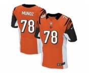 Men's Nike Cincinnati Bengals #78 Anthony Munoz Elite Orange Alternate NFL Jersey