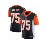 Men Nike Cincinnati Bengals #75 Jordan Willis Black Team Color Vapor Untouchable Limited Player NFL Jersey