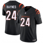 Men's Cincinnati Bengals #24 Jamal Haynes Black 2026 Draft F.U.S.E. Vapor Untouchable Limited Football Stitched Jersey