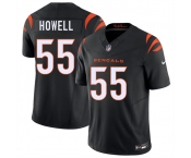 Men's Cincinnati Bengals #55 Cashius Howell Black 2026 Draft F.U.S.E. Vapor Untouchable Limited Football Stitched Jersey
