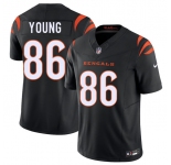 Men's Cincinnati Bengals #86 Colbie Young Black 2026 Draft F.U.S.E. Vapor Untouchable Limited Football Stitched Jersey