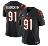 Men's Cincinnati Bengals #91 Trey Hendrickson Black 2025 F.U.S.E. With 1-Star C Patch Vapor Untouchable Limited Stitched Football Jersey