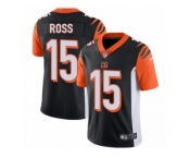 Men's Nike Cincinnati Bengals #15 John Ross Vapor Untouchable Limited Black Team Color NFL Jersey