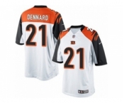 Men's Nike Cincinnati Bengals #21 Darqueze Dennard Limited White NFL Jersey