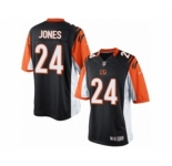 Men's Nike Cincinnati Bengals #24 Adam Jones Limited Black Team Color NFL Jersey