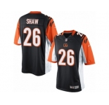 Men's Nike Cincinnati Bengals #26 Josh Shaw Limited Black Team Color NFL Jersey