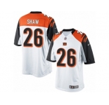 Men's Nike Cincinnati Bengals #26 Josh Shaw Limited White NFL Jersey