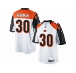 Men's Nike Cincinnati Bengals #30 Cedric Peerman Limited White NFL Jersey