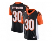 Men's Nike Cincinnati Bengals #30 Cedric Peerman Vapor Untouchable Limited Black Team Color NFL Jersey