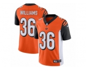 Men's Nike Cincinnati Bengals #36 Shawn Williams Vapor Untouchable Limited Orange Alternate NFL Jersey