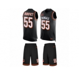 Men's Nike Cincinnati Bengals #55 Vontaze Burfict Limited Black Tank Top Suit NFL Jersey