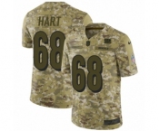 Men's Nike Cincinnati Bengals #68 Bobby Hart Limited Camo 2018 Salute to Service NFL Jersey