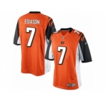 Men's Nike Cincinnati Bengals #7 Boomer Esiason Limited Orange Alternate NFL Jersey