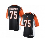Men's Nike Cincinnati Bengals #75 Andrew Billings Limited Black Team Color NFL Jersey