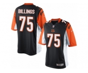 Men's Nike Cincinnati Bengals #75 Andrew Billings Limited Black Team Color NFL Jersey