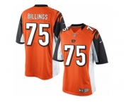 Men's Nike Cincinnati Bengals #75 Andrew Billings Limited Orange Alternate NFL Jersey