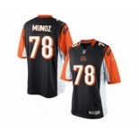 Men's Nike Cincinnati Bengals #78 Anthony Munoz Limited Black Team Color NFL Jersey