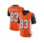 Men's Nike Cincinnati Bengals #83 Tyler Boyd Vapor Untouchable Limited Orange Alternate NFL Jersey
