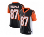 Men's Nike Cincinnati Bengals #87 C.J. Uzomah Vapor Untouchable Limited Black Team Color NFL Jersey
