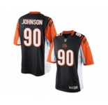 Men's Nike Cincinnati Bengals #90 Michael Johnson Limited Black Team Color NFL Jersey