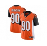 Men's Nike Cincinnati Bengals #90 Michael Johnson Vapor Untouchable Limited Orange Alternate NFL Jersey