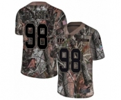 Men's Nike Cincinnati Bengals #98 Ryan Glasgow Limited Camo Rush Realtree NFL Jersey