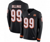 Nike Cincinnati Bengals #99 Andrew Billings Limited Black Therma Long Sleeve NFL Jersey