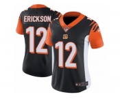 Women Nike Cincinnati Bengals #12 Alex Erickson Black Team Color Vapor Untouchable Limited Player NFL Jersey