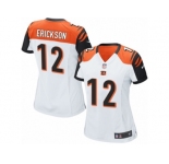 Women Nike Cincinnati Bengals #12 Alex Erickson Game White NFL Jersey