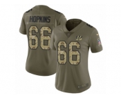 Women Nike Cincinnati Bengals #66 Trey Hopkins Limited Olive Camo 2017 Salute to Service NFL Jersey