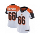 Women Nike Cincinnati Bengals #66 Trey Hopkins White Vapor Untouchable Limited Player NFL Jersey