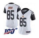 Women's Cincinnati Bengals #85 Tyler Eifert Limited White Rush Vapor Untouchable 100th Season Football Jersey