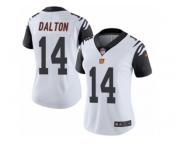 Women's Nike Cincinnati Bengals #14 Andy Dalton Limited White Rush NFL Jersey