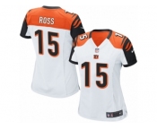 Women's Nike Cincinnati Bengals #15 John Ross Limited White NFL Jersey