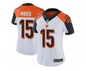 Women's Nike Cincinnati Bengals #15 John Ross Vapor Untouchable Limited White NFL Jersey