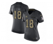 Women's Nike Cincinnati Bengals #18 A.J. Green Limited Black 2016 Salute to Service NFL Jersey
