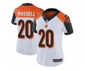 Women's Nike Cincinnati Bengals #20 KeiVarae Russell Vapor Untouchable Limited White NFL Jersey