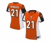 Women's Nike Cincinnati Bengals #21 Darqueze Dennard Game White NFL Jersey